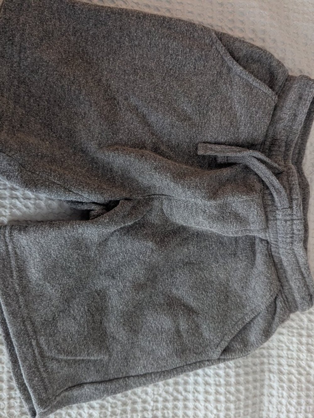 Grey Fleecy Shorts - Boys Small